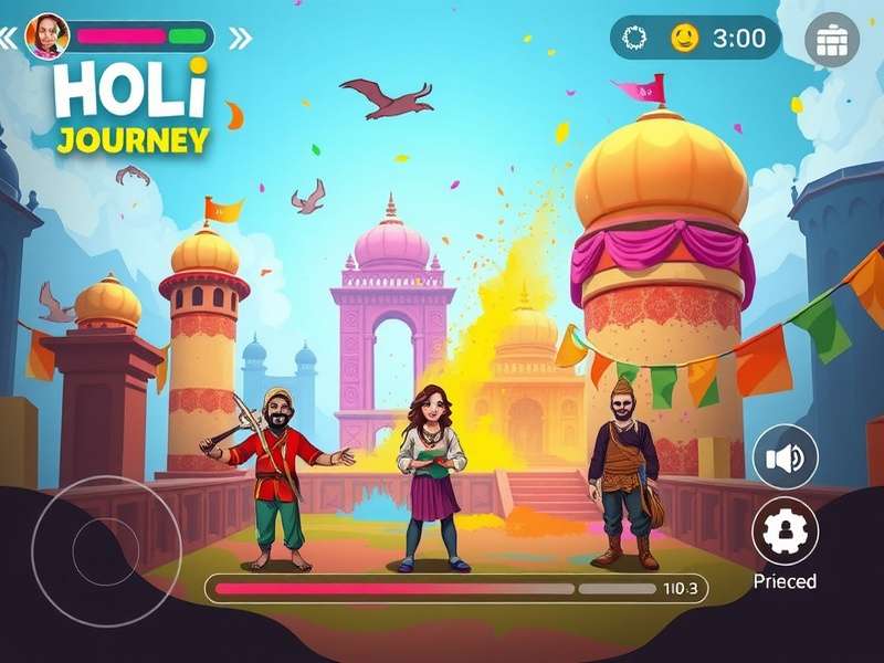 Holi Colorful Journey community events and player celebrations